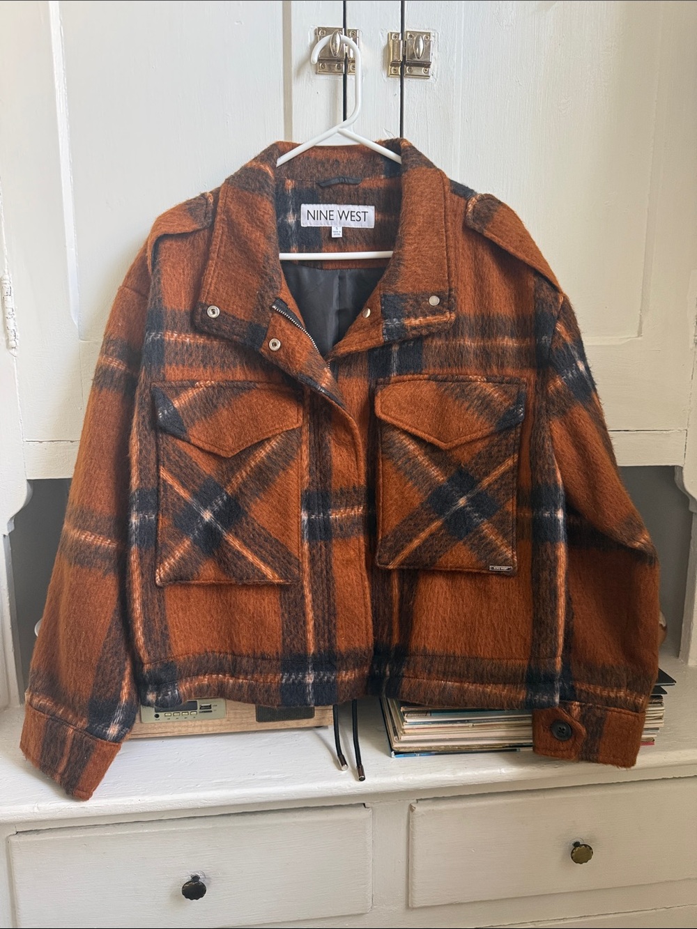 Plaid Fall Workwear Jacket